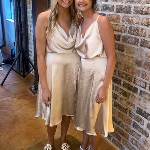 Fame & Partners Midi Bridesmaid Dress